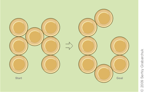 The MG Coin Puzzle by Serhiy Grabarchuk